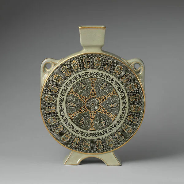 Moon flask — Josiah Wedgwood and Sons|Christopher Dresser