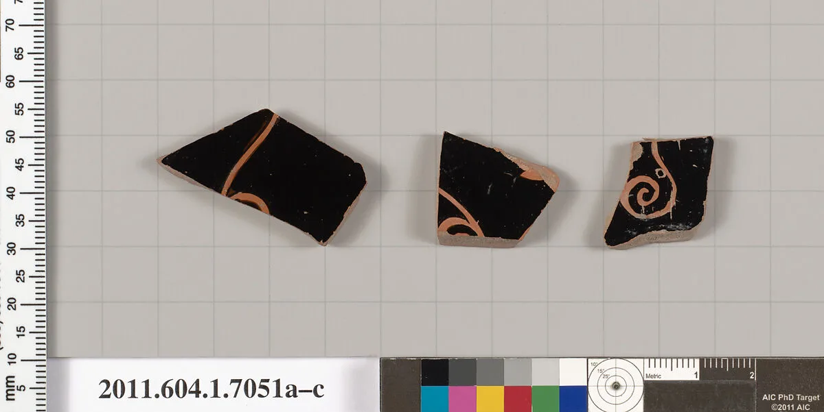 Terracotta fragments of kylikes (drinking cups) — Unknown