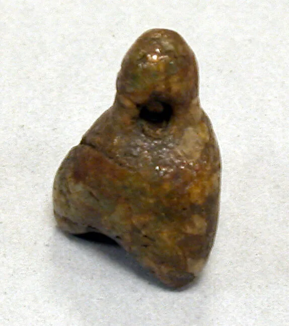 Stone Figure (?) Pendant — Unknown