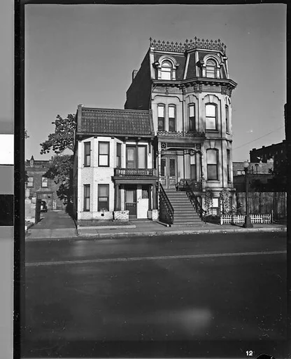 [Second Empire House with Mansard Roof, Chicago, Illinois]