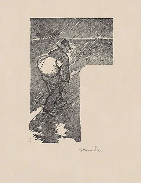 Dans la Vie (Proof for Book Illustration) — Théophile-Alexandre Steinlen