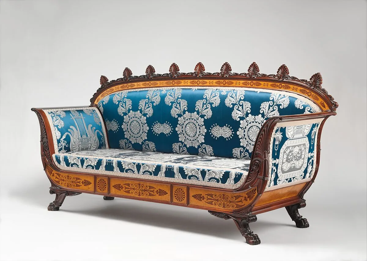 Sofa (part of a set) — Filippo Pelagio Palagi|Gabriele Capello|Carlo Chivasse