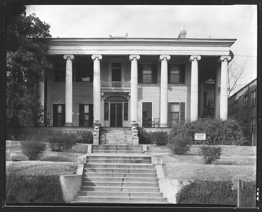 [Greek Revival House with Realtor's Sign on Lawn, Macon, Georgia?]