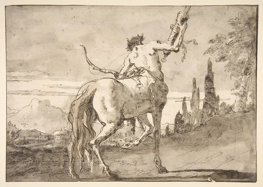 Centaur Holding Up a Quiver