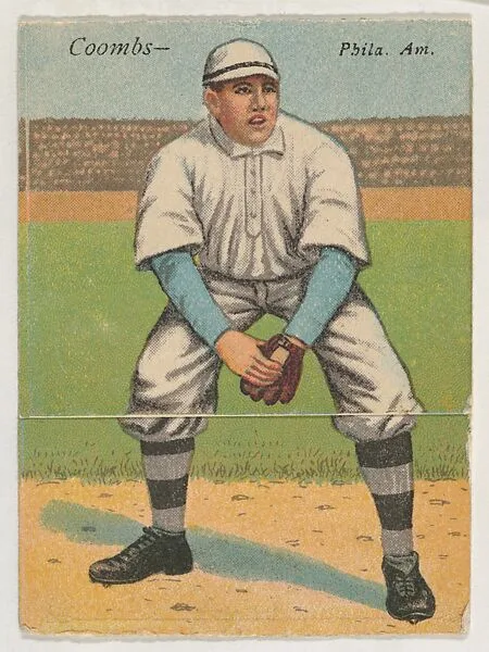 Coombs, Philadelphia, American League, from the Mecca Double Folder series (T201) — Mecca Cigarettes