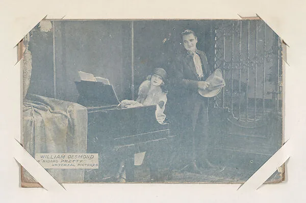 William Desmond in "Riding Pretty" from Western Stars or Scenes Exhibit Cards series (W412) — Unknown