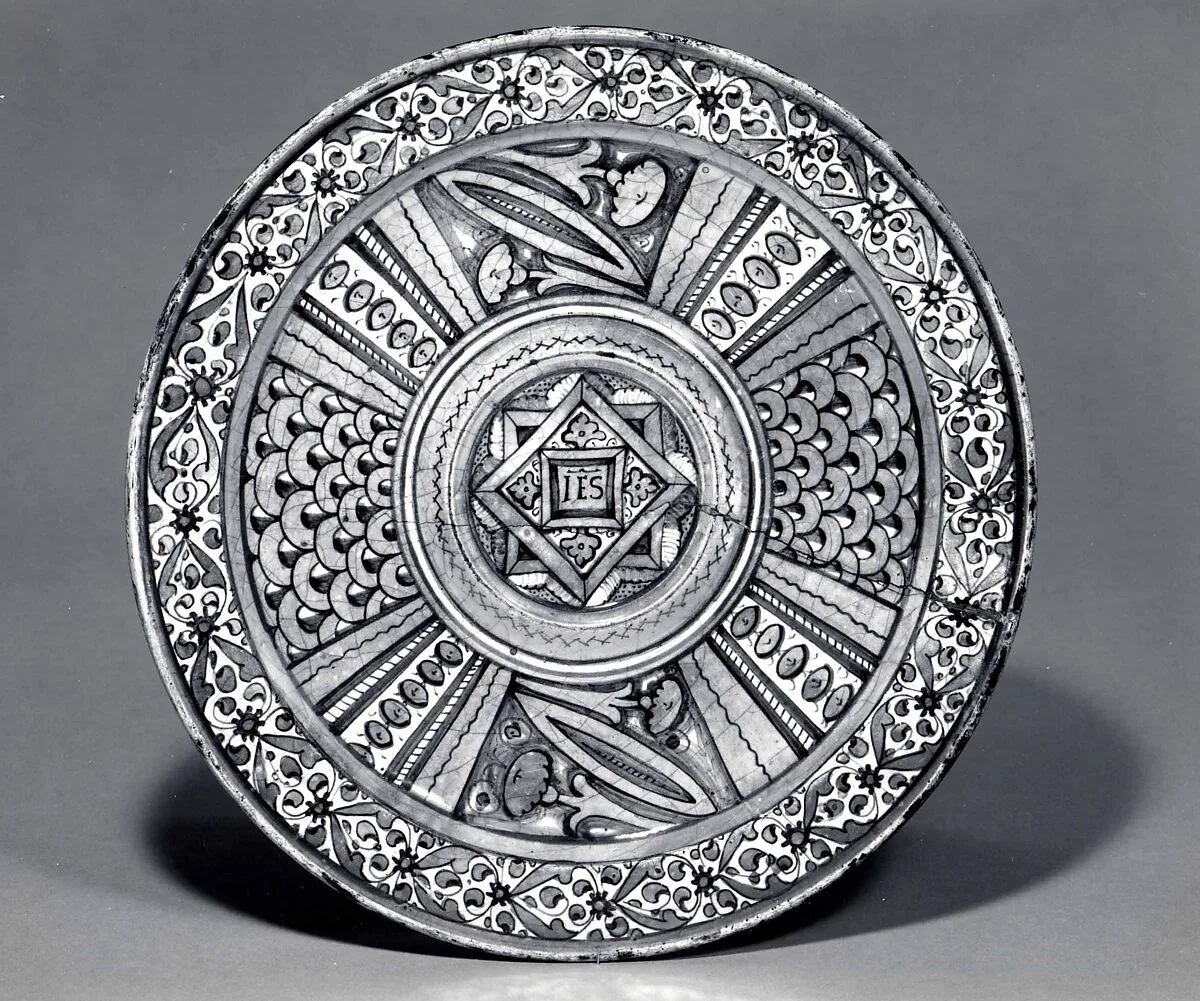 Dish for a ewer (bacile da versatore) — Unknown