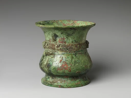 西周 青銅尊|Wine container (zun)