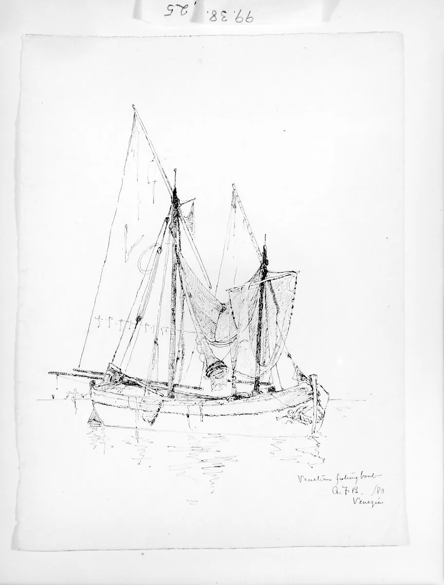 Venetian Fishing Boat, Venice — Andrew Fisher Bunner