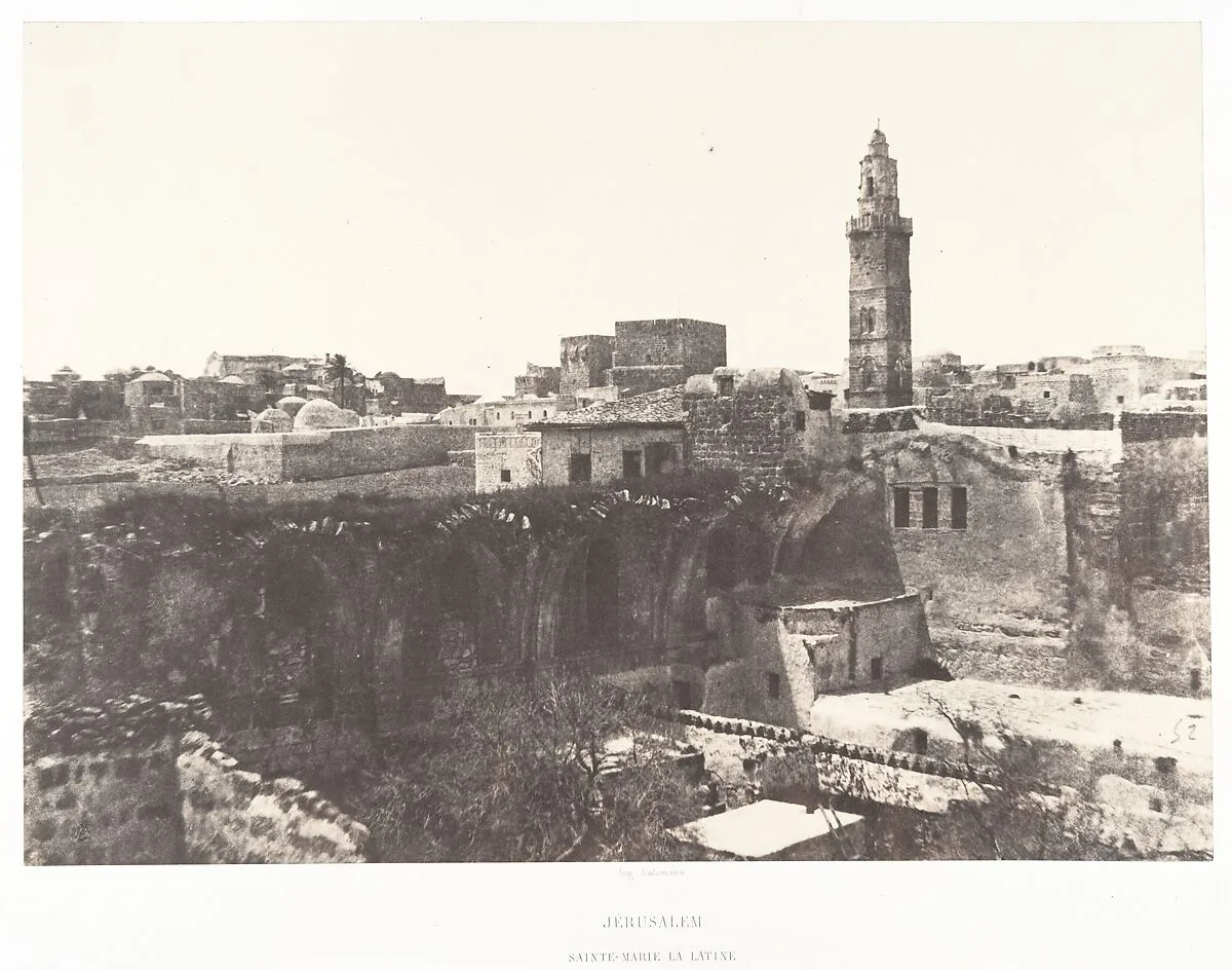 Jérusalem, Sainte-Marie-la-Latine — Auguste Salzmann|Imprimerie photographique de Blanquart-Évrard, à Lille