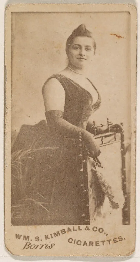 Miss Borris, from the Actresses series (N203) issued by Wm. S. Kimball & Co. — William S. Kimball & Company