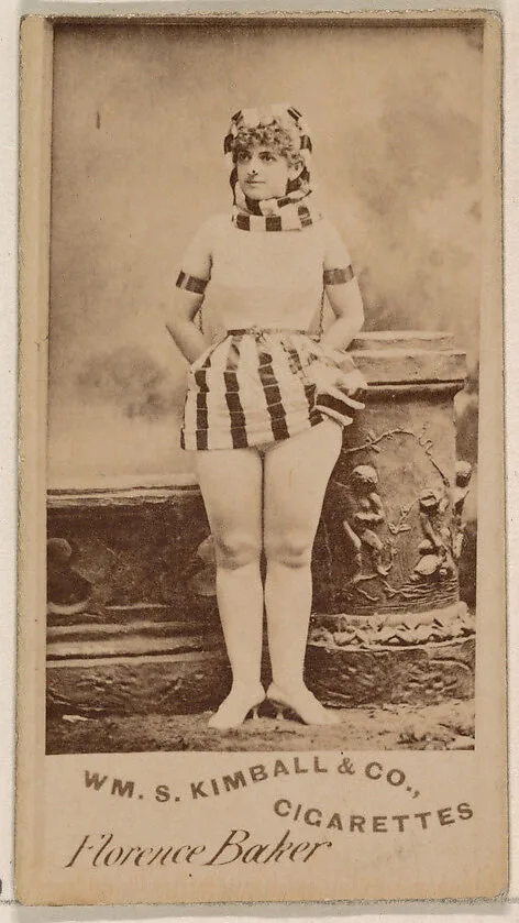 Florence Baker, from the Actresses series (N203) issued by Wm. S. Kimball & Co. — William S. Kimball & Company