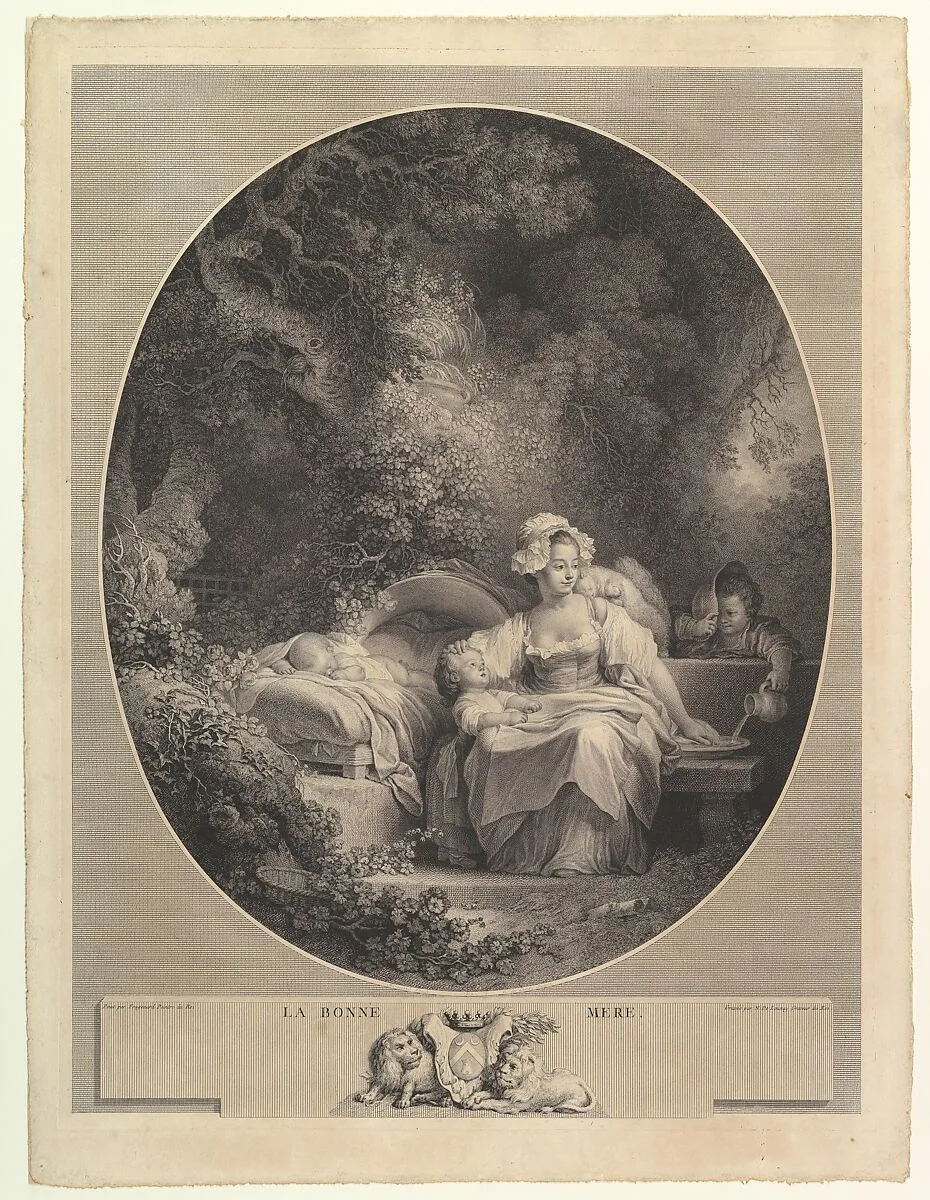 La Bonne Mere — Jean Honoré Fragonard|Nicolas de Launay