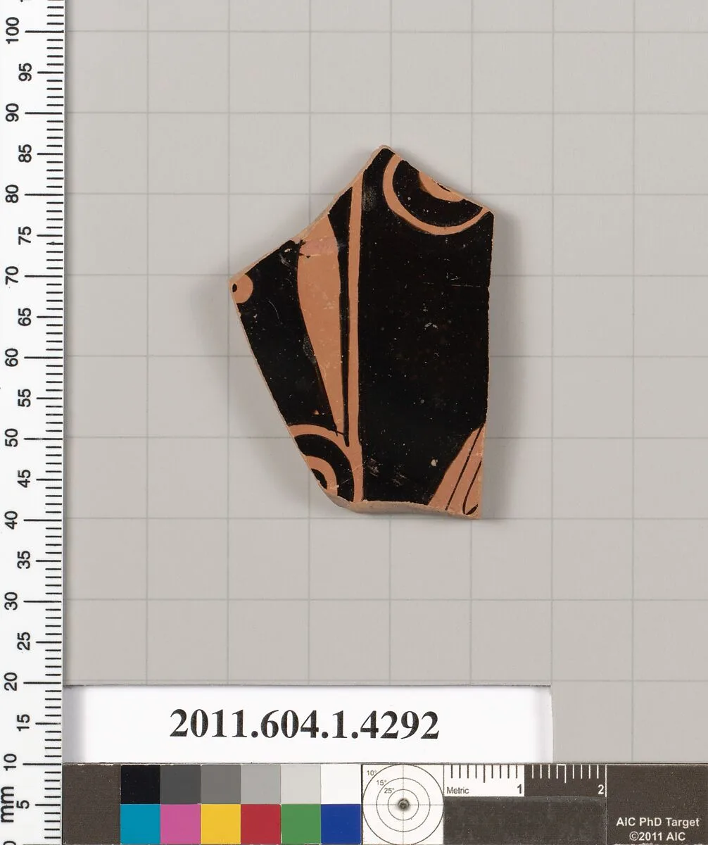 Terracotta fragment of a kylix (drinking cup) — Unknown