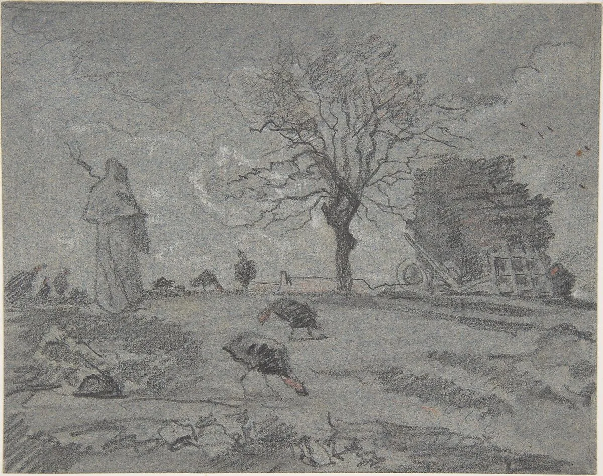 Copy of a painting entitled "L'Automne," by J.F. Millet — Alfred-Ernest Robaut
