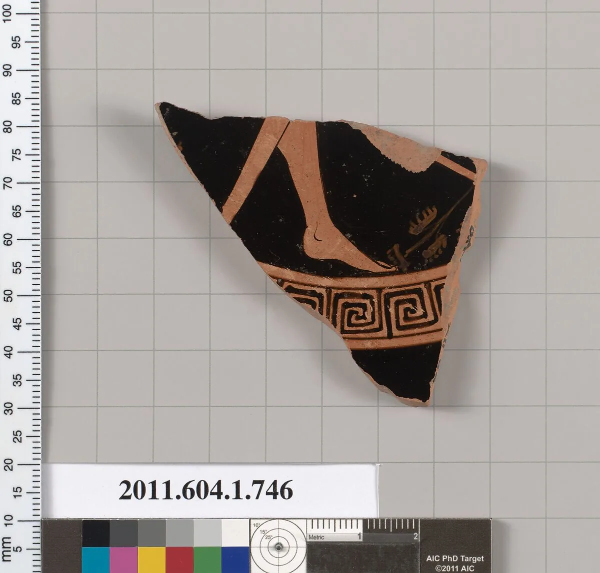 Terracotta fragment of a kylix (drinking cup) — Foundry Painter