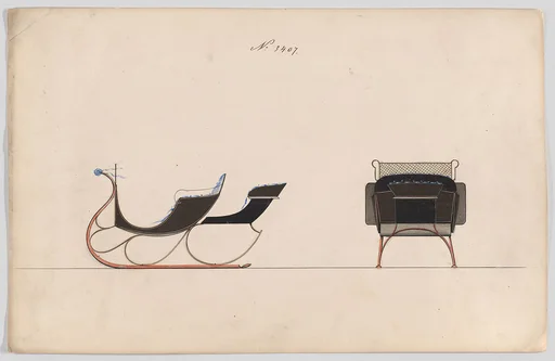 Design for Rumble Sleigh, no. 3407