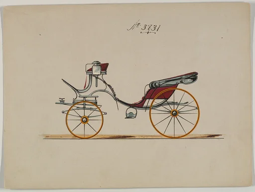 Design for Cabriolet or Victoria, no. 3831