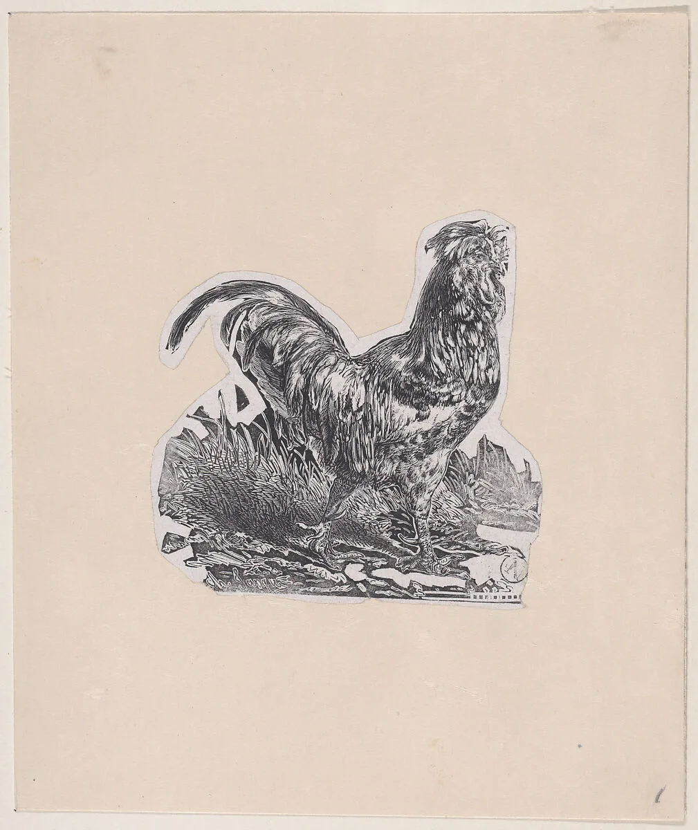 The Rooster — Charles Jacque