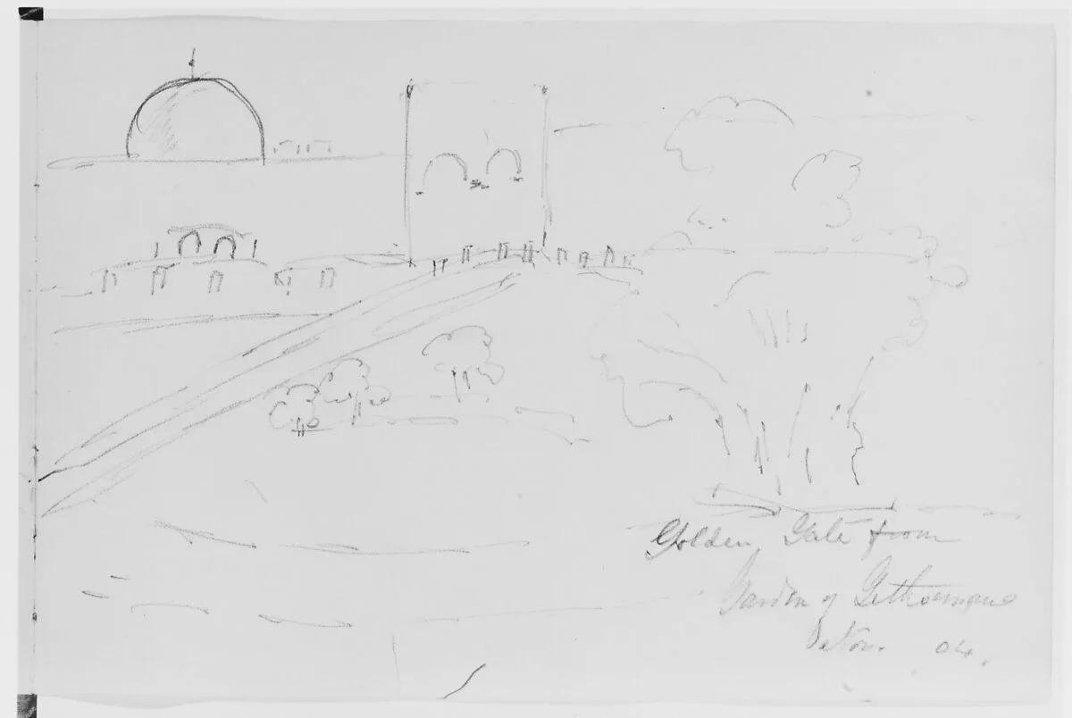 Golden Gate, 1904 (from Sketchbook) — Mary Newbold Sargent