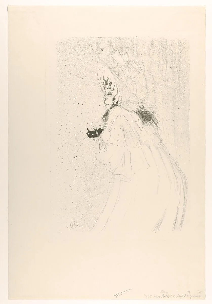 Miss May Belfort Taking a Bow — Edward Ancourt|Henri de Toulouse-Lautrec|André Marty|H. Stern|May Belfort