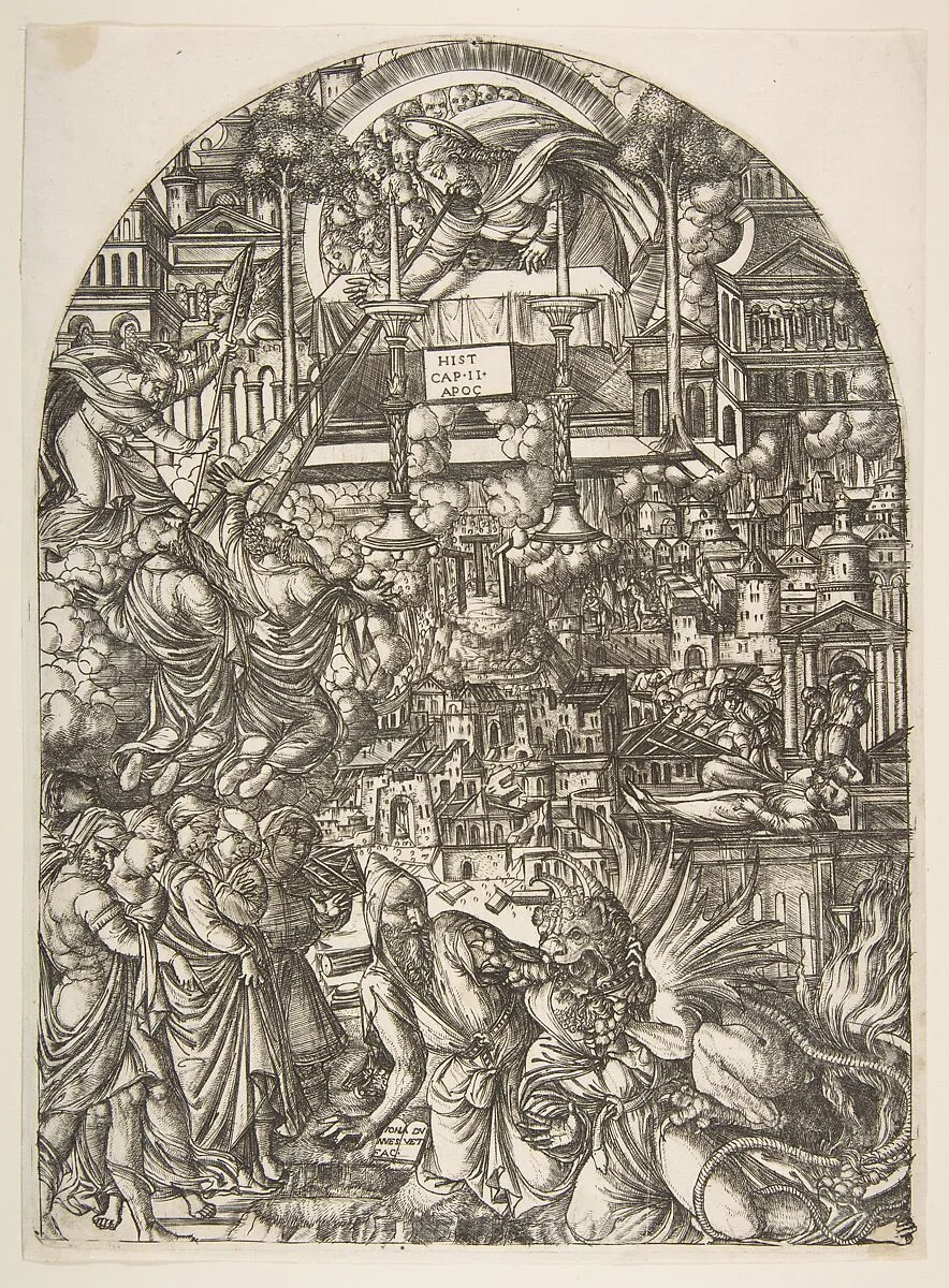 The Measurement of the Temple, from the Apocalypse — Jean Duvet