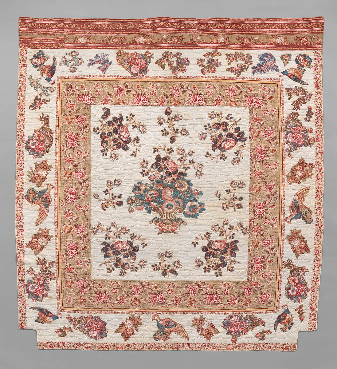 Chintz Appliqué Quilt — Unknown