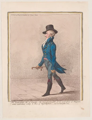 "The Inexpressible Air of Dignity,–the Incomprehensible je-ne-sais Quoi of Elegance, which Appertains Solely to Men of High Fashion."–Vide, Lord Chesterfield's Letters