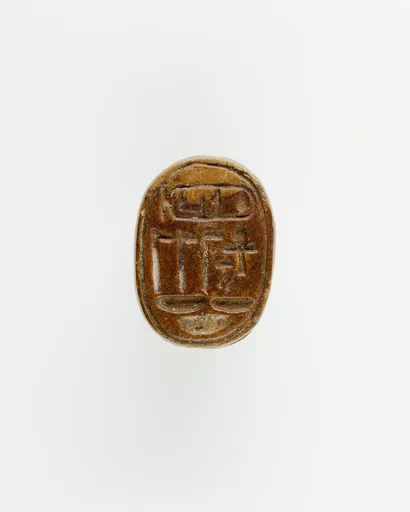 Scarab Inscribed With the Cartouche of Maatkare (Hatshepsut)