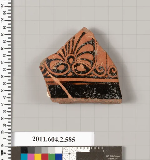 Terracotta fragment of a column-krater (bowl for mixing wine and water)