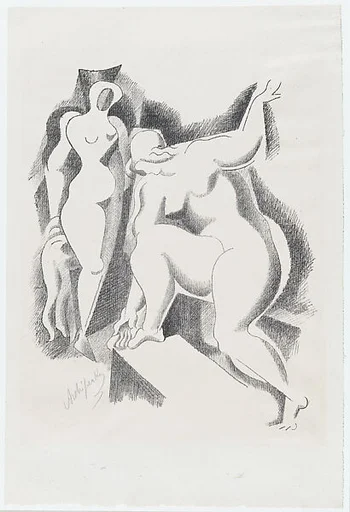Two Female Nudes (Zwei Weibliche Akte)
