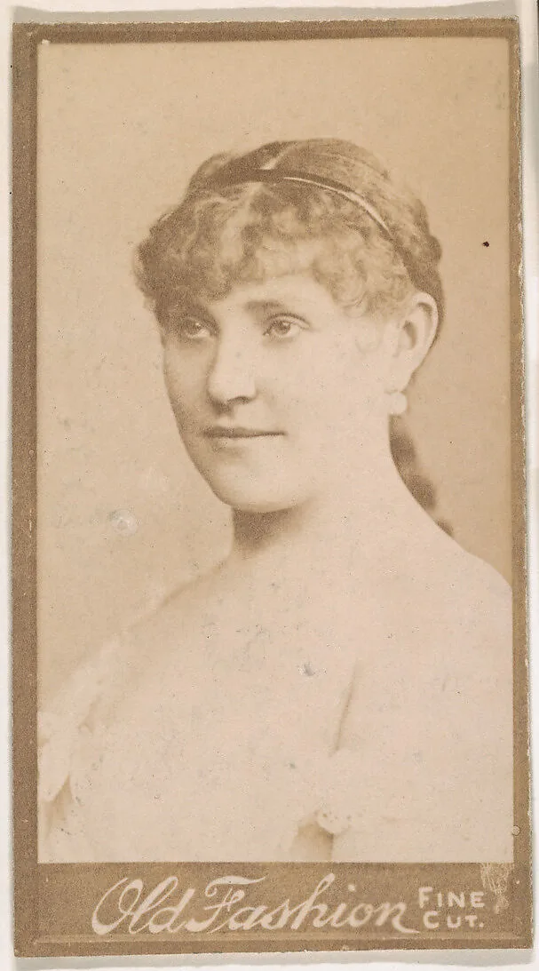 Portrait of actress, from the Actresses series (N664) promoting Old Fashion Fine Cut Tobacco — Unknown