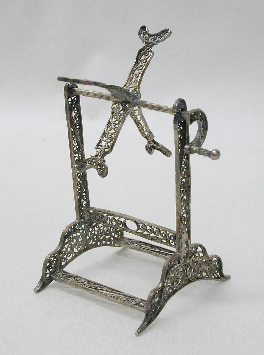 Miniature flax reel (part of a set) — Unknown