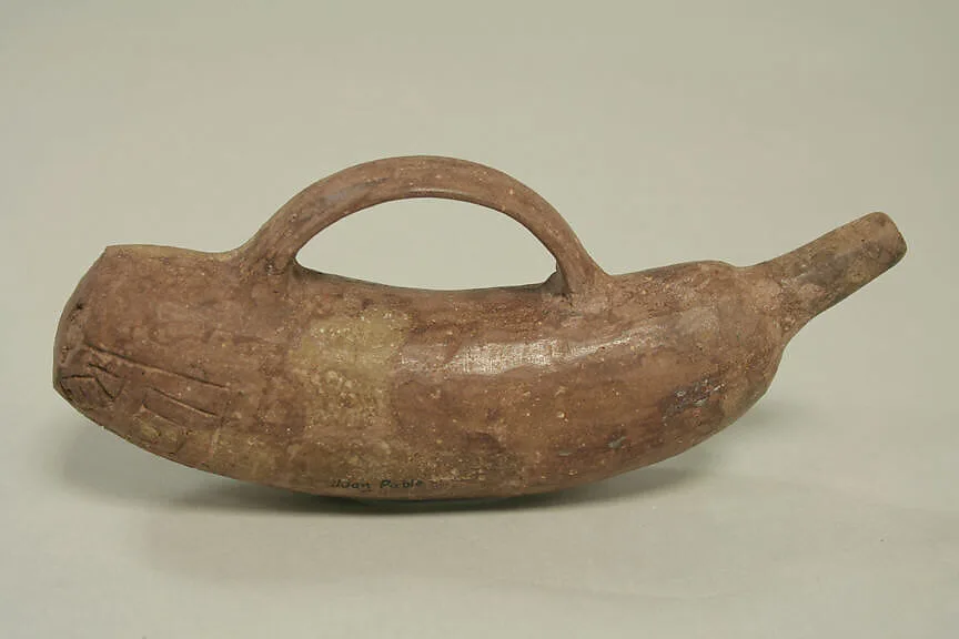 Whistling bottle with single spout — Unknown
