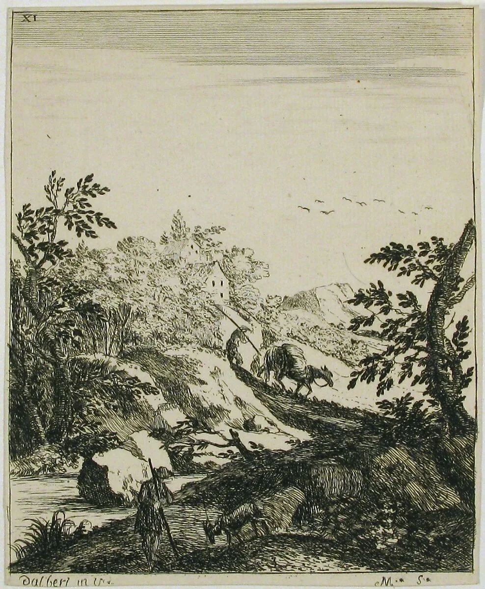 Landscape with a Goatherd and a Drover — Charles François César Le Tellier, Marquis Montmirail