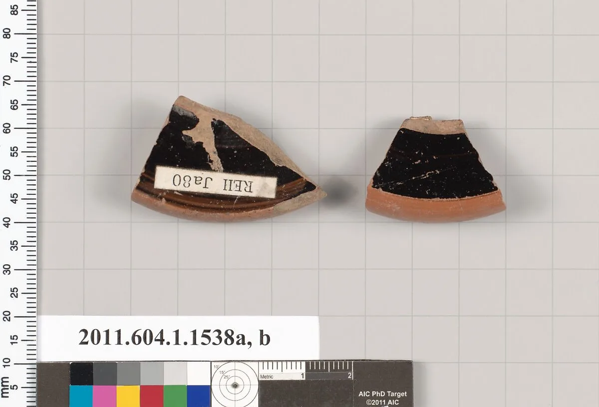 Terracotta fragments of kylikes (drinking cups) — Unknown