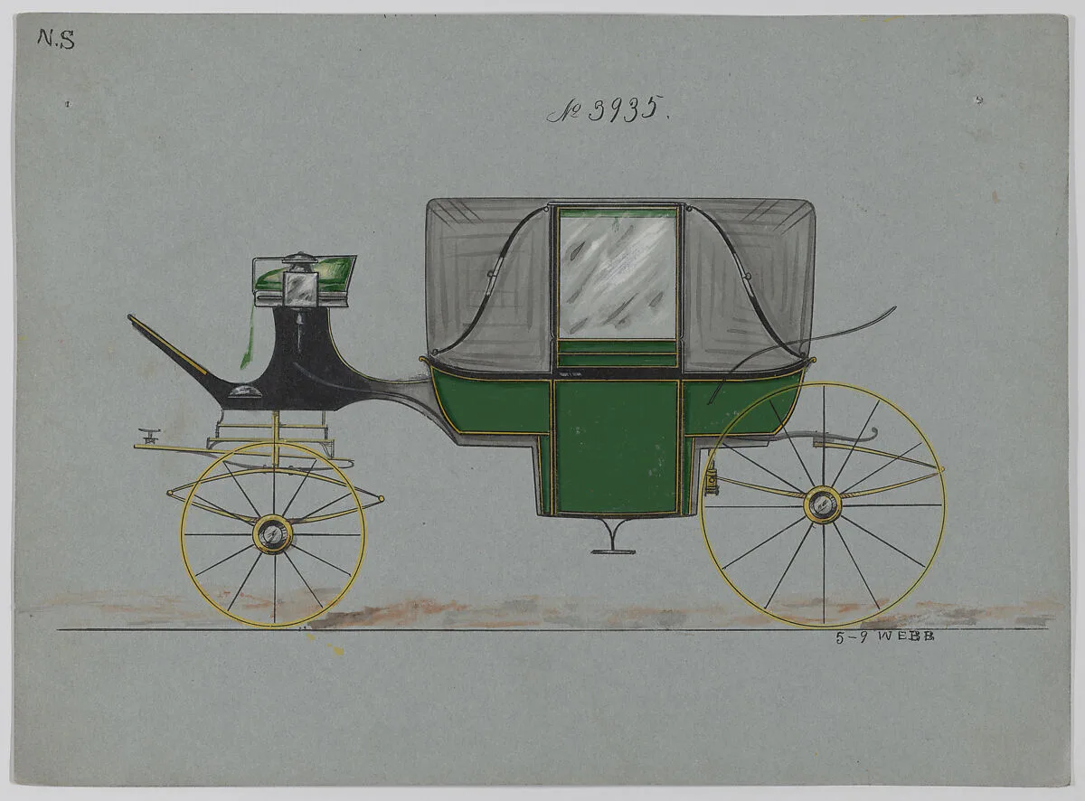 Design for Landau, No. 3935 — Brewster & Co.|Herman Stahmer