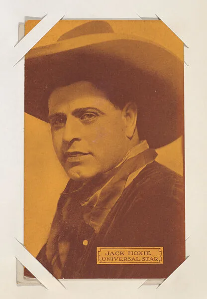 Jack Hoxie from Western Stars or Scenes Exhibit Cards series (W412) — Unknown