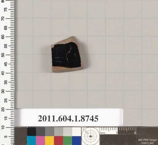 Terracotta fragment of a stemless cup