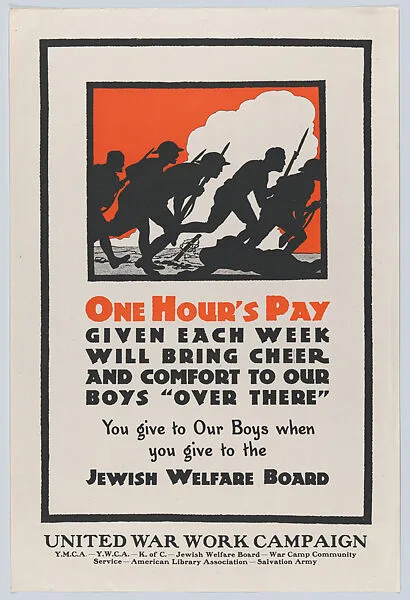 You give to our boys when you give to the Jewish Welfare Board — Anonymous