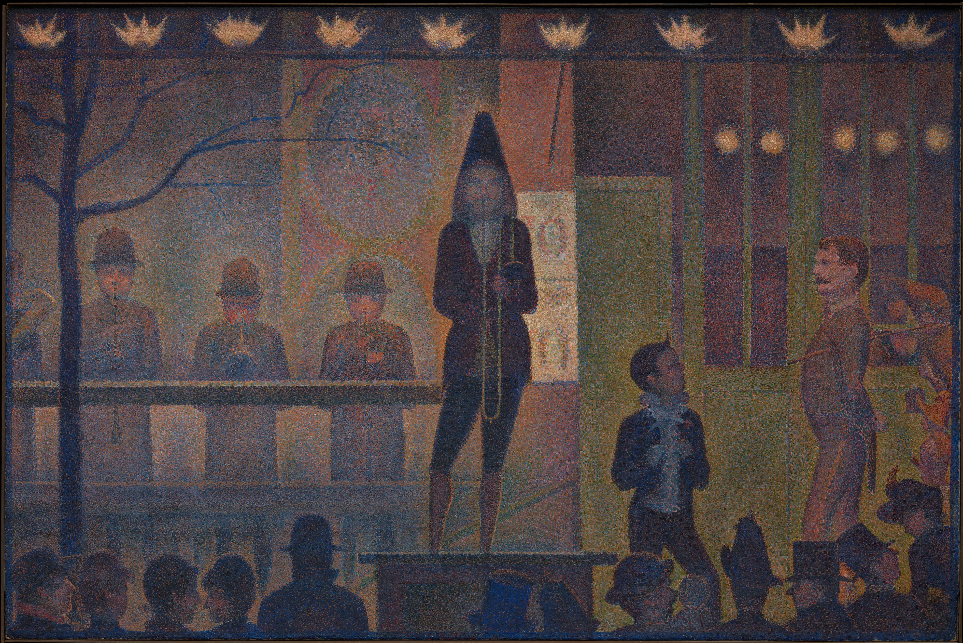 Circus Sideshow (Parade de cirque) — Georges Seurat