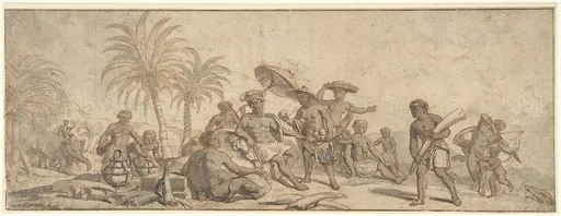 Scene of Africa (Allegory?)