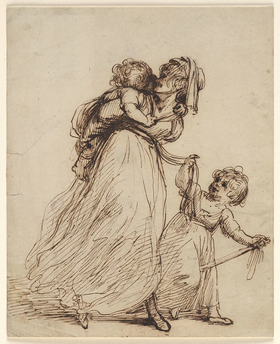 Study of a Woman and Two Children — Sir Joshua Reynolds