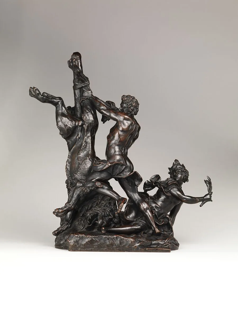 Hercules Skinning the Nemean Lion — François Lespingola