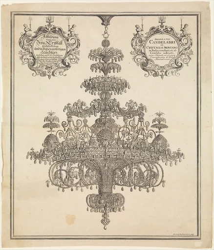 Rock Crystal Chandelier from the so-called 'White Peller's House' [weiße Pellershaus] in Nuremberg
