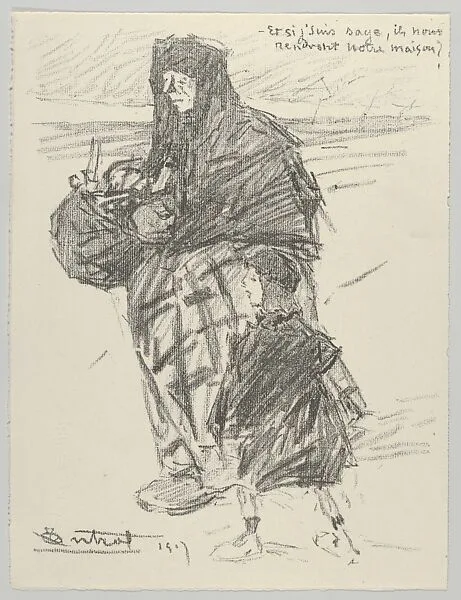 Si je suis sage..., from Les Evacués — Louis-Robert Antral