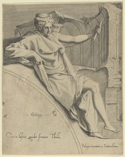 Thalia, from "The Muses and the Three Great Goddesses"
