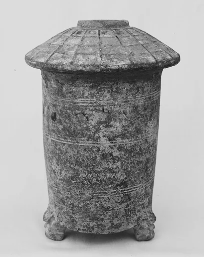 東漢 鉛綠釉陶明器建築模型(一組)|Granary Tower