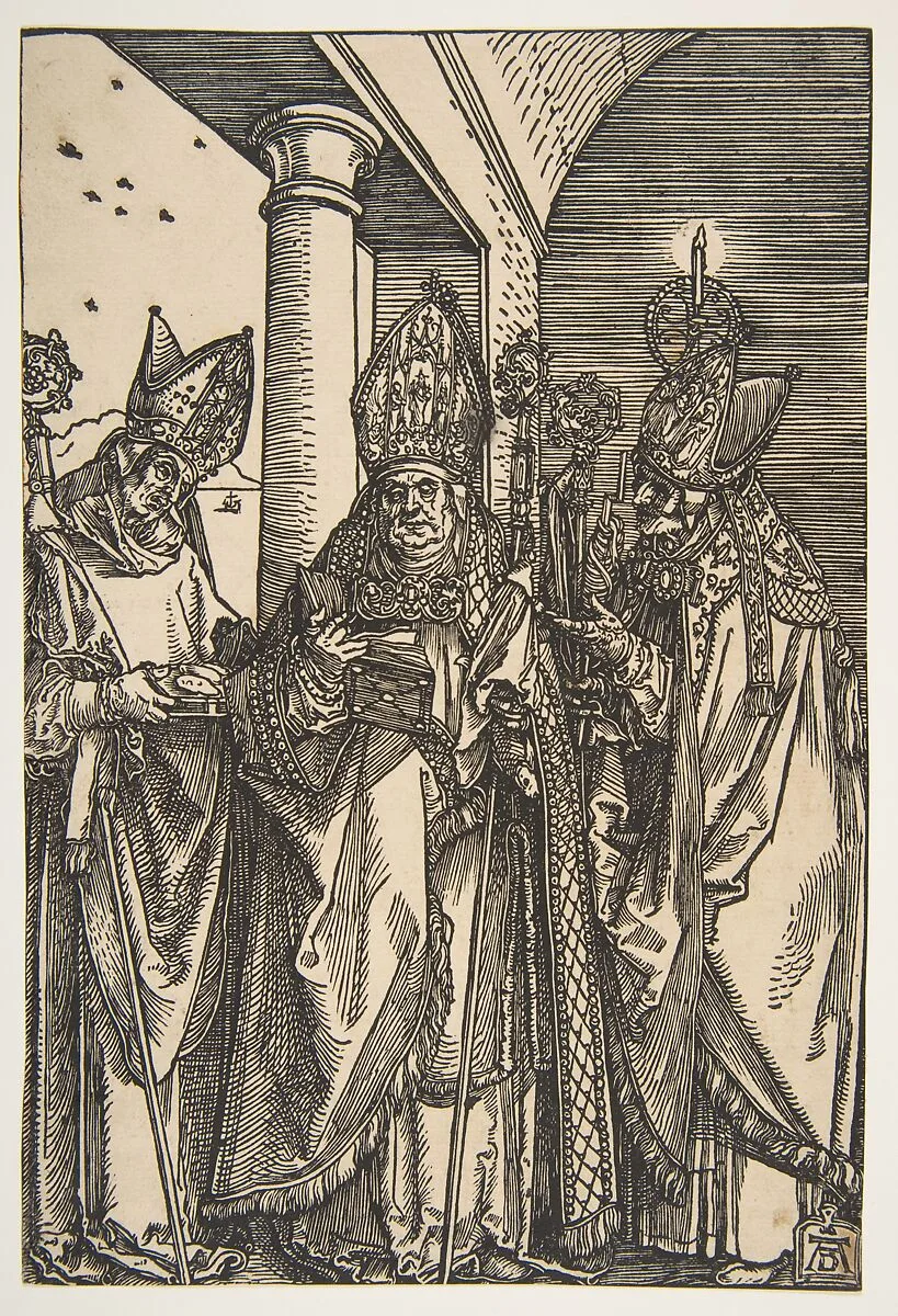 Saints Nicholas, Ulrich and Erasmus — Albrecht Dürer