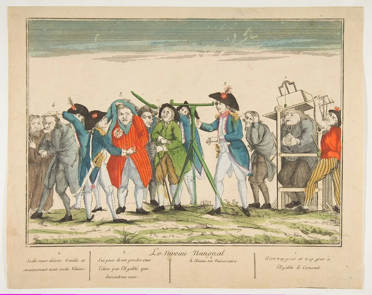 Le Niveau Nationale (The National Level) — Anonymous, French, 18th century